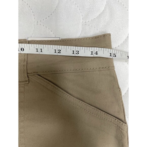 NOKI WOMEN'S Denim KHAKI SKIRT WITH POCKETS. 97%Cotton 3%lycra Sz 7 B20 - Picture 9 of 9